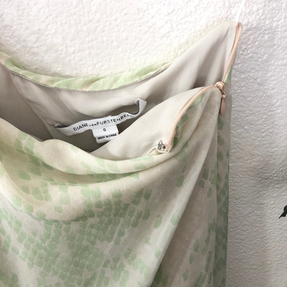 Diane Von Furstenberg Snake Print Pastel Dress - Picture 2 of 5